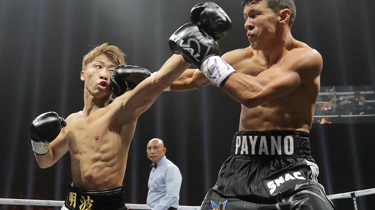 Naoya Inoue (à gauche) lors de son combat contre Juan Carlos Payano en octobre 2018 Naoya Inoue (à gauche) lors de son combat contre Juan Carlos Payano en octobre 2018