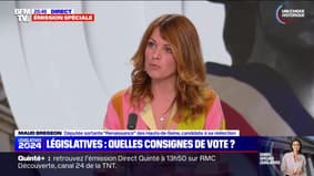 "Jamais je n'appellerais à voter pour le Rassemblement national, mais jamais je n'appellerais à voter pour la France insoumise", assure Maud Bregeon (Renaissance)