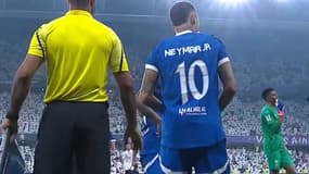 Le Brésilien Neymar lors de son entrée en jeu en Ligue des champions asiatique avec Al-Hilal, le 21 octobre 2024 