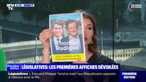 L'image du jour : Législatives, les premières affiches dévoilées - 12/06