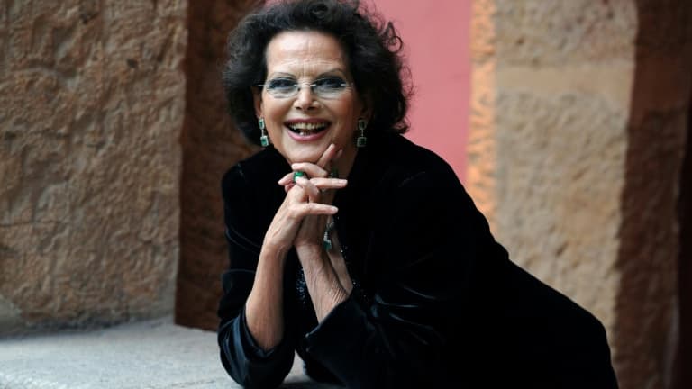 L'actrice Claudia Cardinale, le 14 octobre 2009 à Lyon