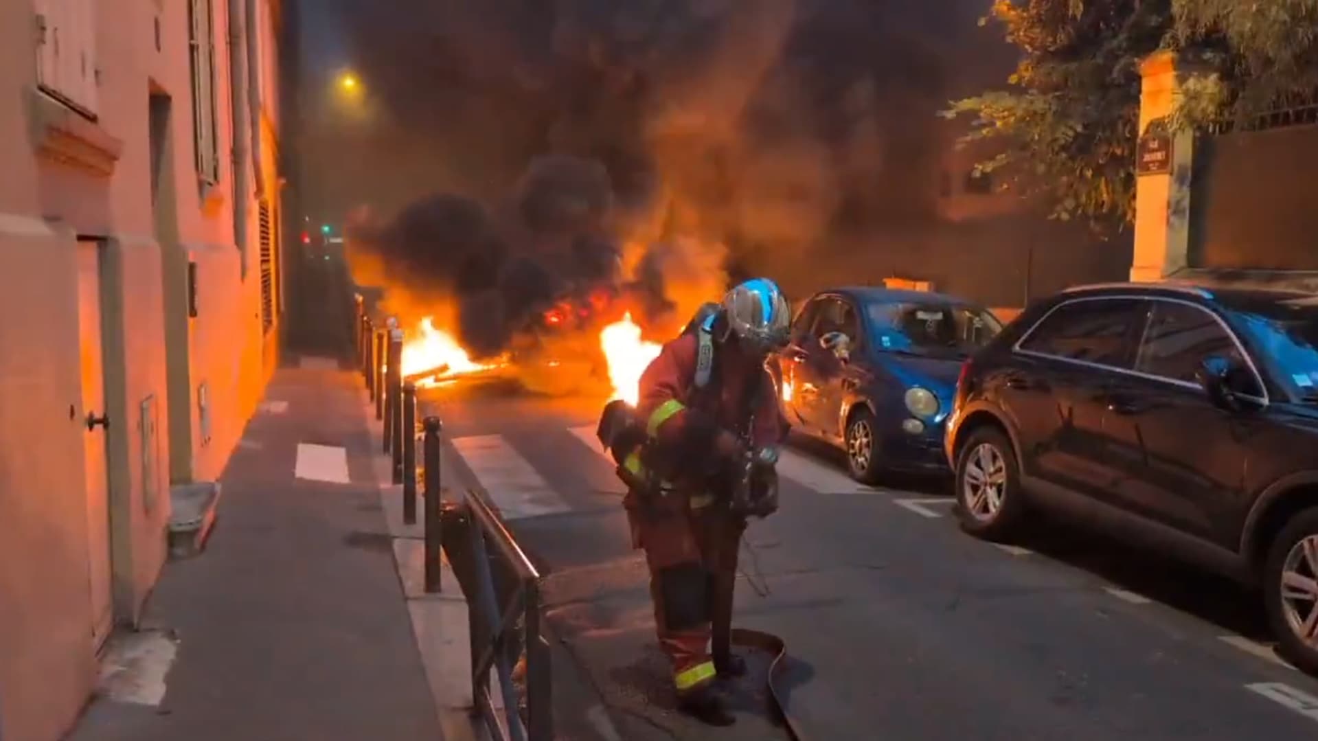 Des incendies ont été signalés aux abords du Parc des Princes, en marge de la finale de la Ligue des champions.