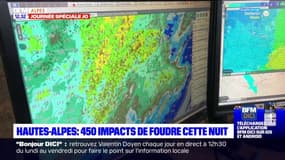 Hautes-Alpes: 450 impacts de foudre en une seule nuit