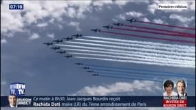 Voici le plus grand drapeau tricolore réalisé... avec des jets