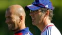 Zinédine Zidane et Laurent Blanc