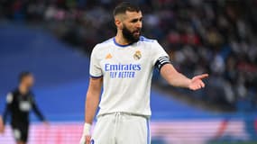 Karim Benzema avec le Real Madrid en Liga, le 23 janvier 2022