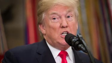 Le président américain Donald Trump à la Maison Blanche, le 12 décembre 2017