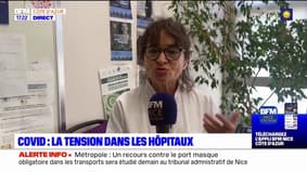  CHU de Nice: l'infectiologue Véronique Mondain explique que "la moitié de ceux hospitalisés Covid le sont pour une autre pathologie"
