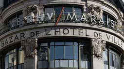 Le Bazar de l'Hôtel de Ville (BHV) à Paris, le 5 octobre 2025
