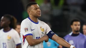 Kylian Mbappé avec les Bleus face à l'Espagne en demi-finale de la Ligue des nations, le 5 juin 2025.