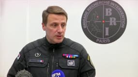 Simon Riondet, chef de la BRI, raconte les négociations lors de la prise d'otage dans le 12e arrondissement de Paris, le 21 décembre 2021. 