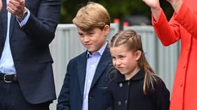 Le prince George et la princesse Charlotte en juin 2022