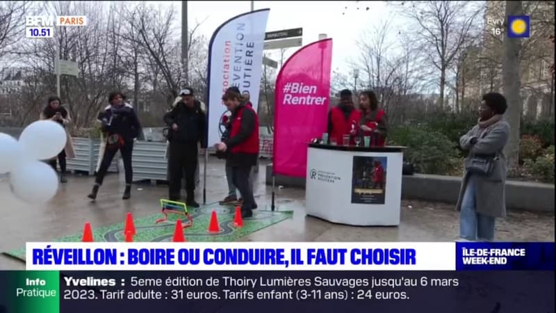 Nouvel an à Paris: boire ou conduire, il faut choisir