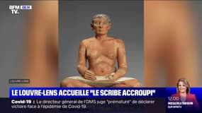 Le Louvre-Lens accueille "le Scribe accroupi" pendant un an