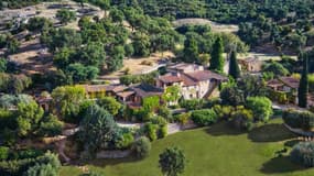 La propriété de la star est située près de Saint Tropez.