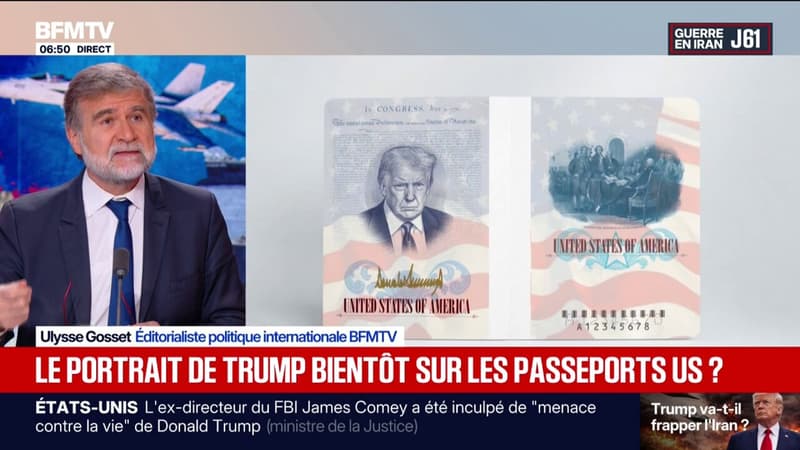 Le visage de Donald Trump va figurer face aux pères fondateurs dans un nouveau passeport américain "en édition limitée"