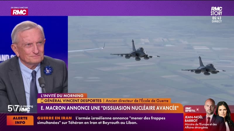 Emmanuel Macron annonce "une dissuasion nucléaire avancée"