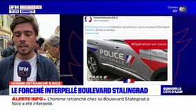 Nice: le forcené retranché boulevard Stalingrad a été interpellé 