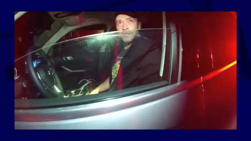 "Ce sont des tests vraiment difficiles": la vidéo de l'arrestation de Justin Timberlake en état d'ivresse filmée par la police finalement diffusée