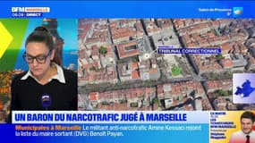 Un baron du narcotrafic jugé à Marseille.