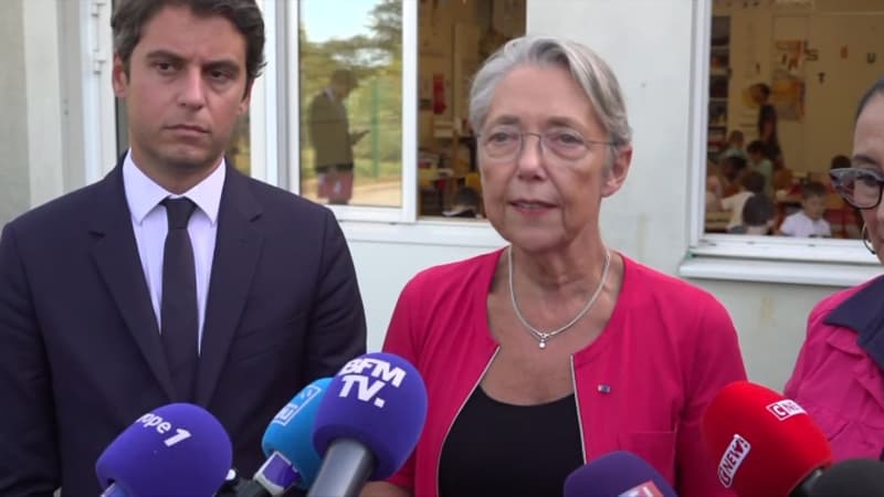 Gabriel Attal et Elisabeth Borne