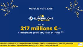 Euromillions : la cagnotte du 25 mars atteint les 217 millions d'euros, ne la ratez pas 