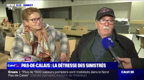 "Voir un peu de monde et manger un plat chaud":  À Saint-Étienne-au-Mont (Pas-de-Calais), des habitants touchés par les crues se réunissent dans un centre de la Croix-Rouge