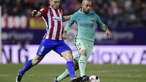 Mascherano lors de la rencontre de Coupe du Roi 