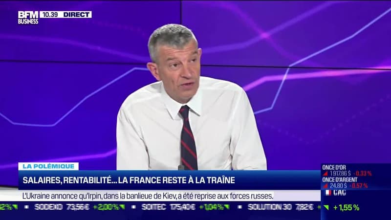 Nicolas Doze : Salaires, rentabilité... la France reste à la traîne - 29/03