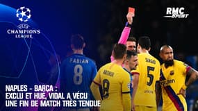 Naples - Barça : Exclu et hué, Vidal a vécu une fin de match très tendue