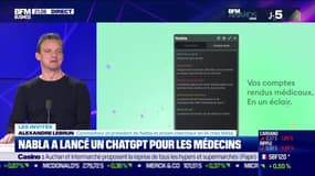 Alexandre Lebrun (Nabla) : Nabla a lancé un ChatGPT pour les médecins - 30/11
