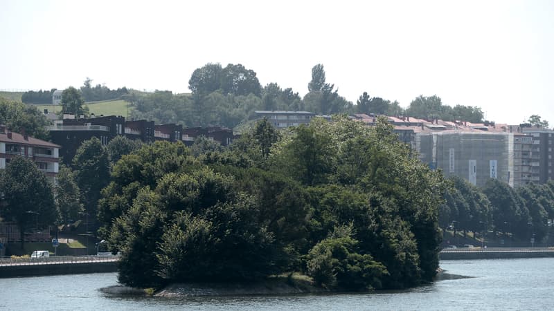 Le fleuve Bidassoa à la frontière franco-espagnole (photo d'illustration).