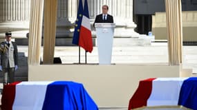 François Hollande, lors de son discours au Panthéon, le 27 mai 2015