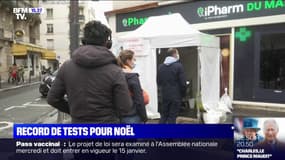 Covid-19: jusqu'à deux heures d'attente à Paris pour se faire tester pour Noël