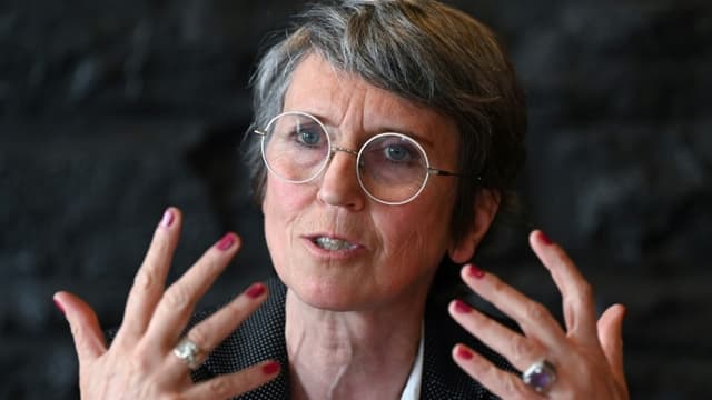 Fabienne Grébert, tête de liste EELV pour les prochaines régionales en Auvergne-Rhône-Alpes, le 16 mars 2021 à Lyon