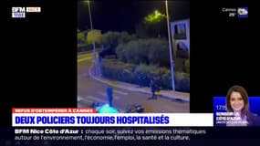 Refus d'obtempérer à Cannes: deux policiers toujours hospitalisés