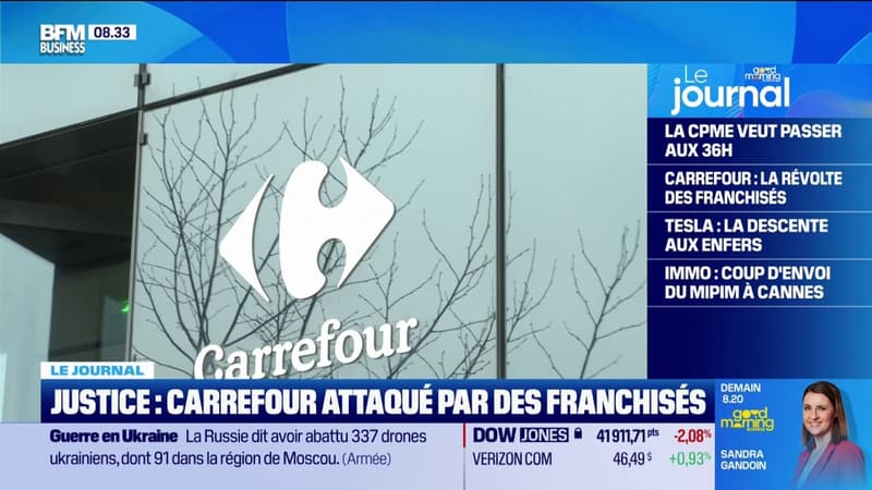 Carrefour attaqué par des franchisés, qui demandent un meilleur partage de la valeur