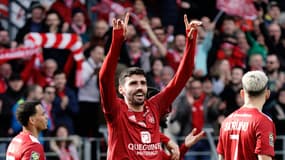 Pierre Lees-Melou lors de la victoire de Brest face au Havre (1-0, L1), le 3 mars 2024