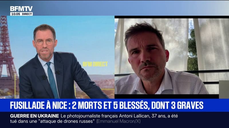 Fusillade à Nice: "nous avons besoin, a minima, de 100 à 150 policiers sur le département", annonce le délégué départemental du syndicat Alliance Police nationale de Nice