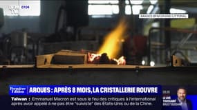 La cristallerie d'Arques rouvre après 7 mois de fermeture grâce à la baisse du coût de l'énergie 