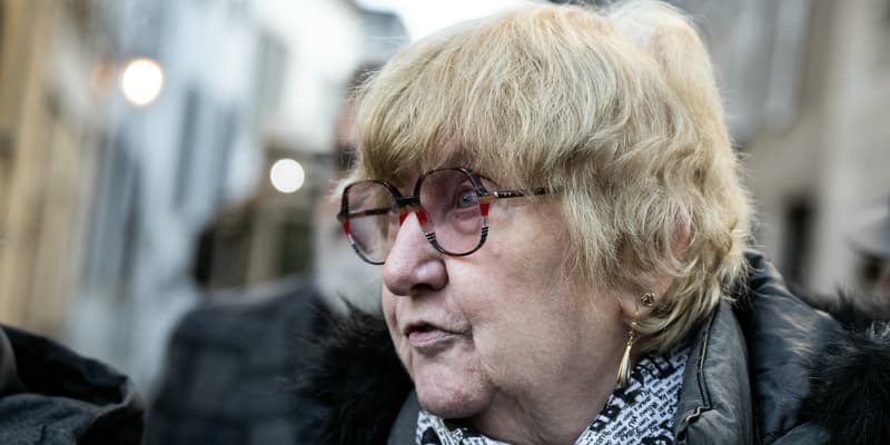 Jacqueline Jacob à la cour d'appel de Dijon (Côte d'Or), le 24 octobre 2025.