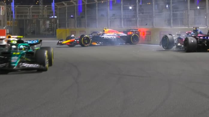 Le crash de Pierre Gasly au Grand Prix d'Arabie saoudite, 20 avril 2025 Le crash de Pierre Gasly au Grand Prix d'Arabie saoudite, 20 avril 2025