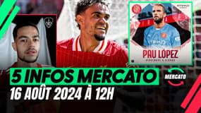 Lopez, Faivre, Diaz... Les 5 infos mercato du 16 août à la mi-journée