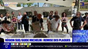 Var: la  cérémonie de remise des plaques du Guide Michelin se déroule ce lundi à Saint-Tropez