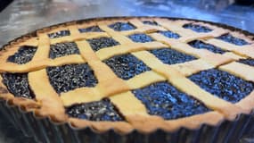 La tarte à la confiture de mûre du restaurant Acchiardo dans le Vieux-Nice.