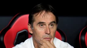 Julen Lopetegui sur le banc du FC Séville, le 5 octobre 2022.
