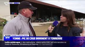 Crue dans l'Yonne: "Les récoltes vont être fichues", déplore Olivier (céréalier à Tonnerre)