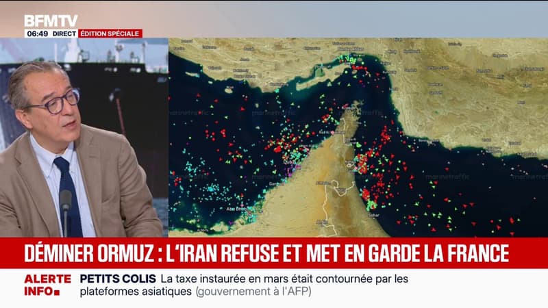 Déminage d'Ormuz: l'Iran demande à la France de "ne pas compliquer davantage" la situation