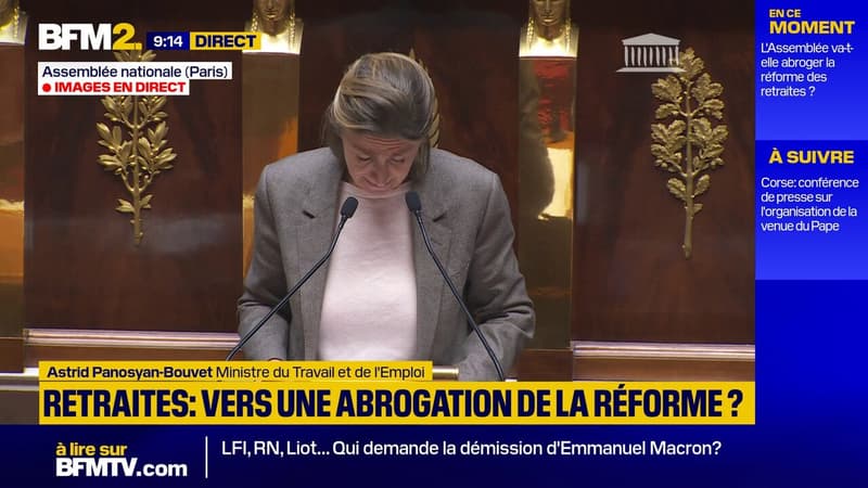 Astrid Panosyan-Bouvet, ministre du Travail, tacle LFI lors du débat sur la réforme des retraites