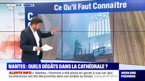 Cathédrale de Nantes: quels dégâts ont été identifiés dans la cathédrale ?